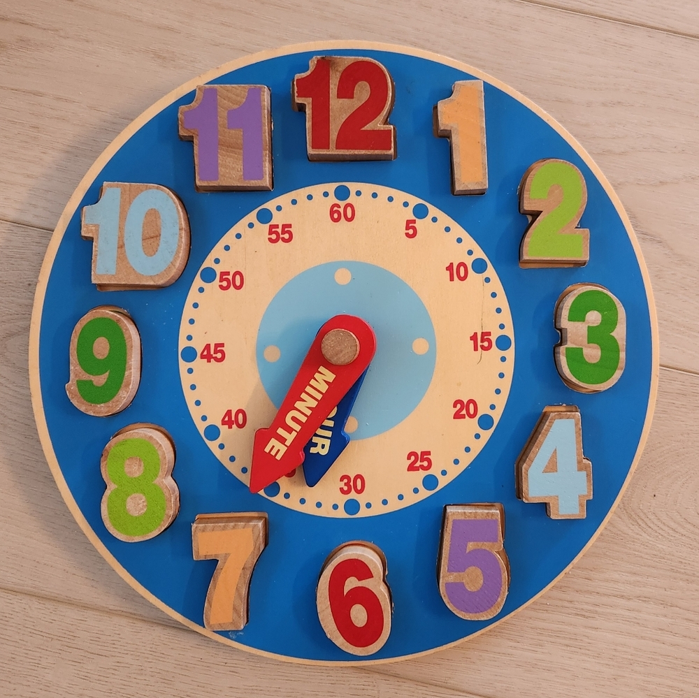 Melissa & Doug My First Clock Puzzle